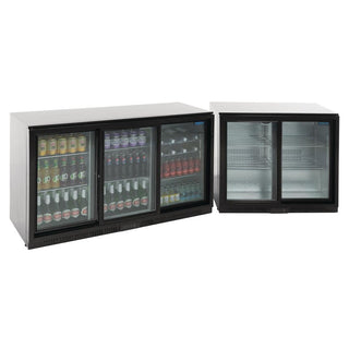 G-Series Under Counter Back Bar Cooler with Sliding Doors 320Ltr- Polar GL013-A