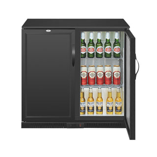 G-Series Counter Back Bar Cooler with Solid Doors 208Ltr- Polar GL016-A