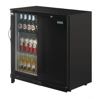 G-Series Counter Back Bar Cooler with Solid Doors 208Ltr- Polar GL016-A