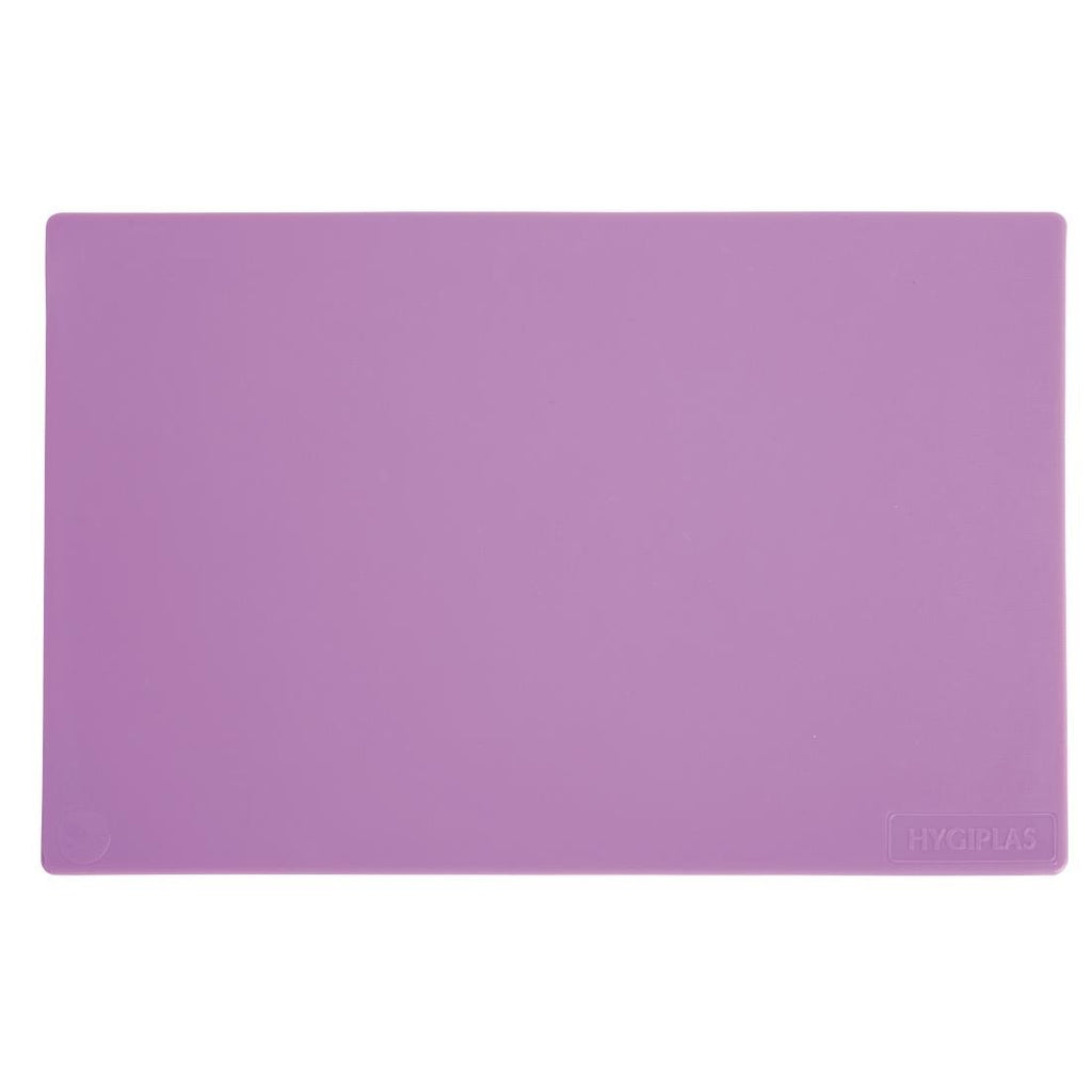 Low Density Chopping Board Purple - 450x300x10mm- Hygiplas GL295