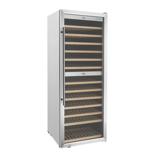 Polar G-Series Dual Zone Wine Fridge Stainless Steel - 126 Bottle - GM628-A