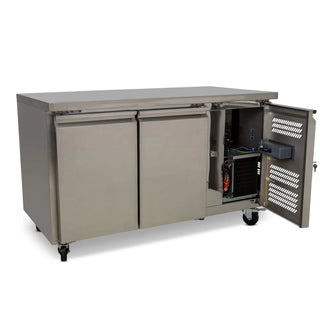 AG Two Door Commercial Worktop / Under Bench Freezer 700mm Depth- AG Equipment AG-GNX2100BT