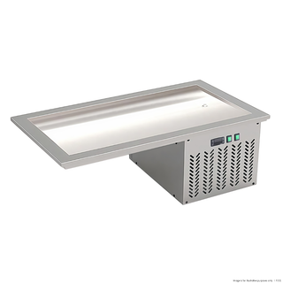 Thermaster 3xGN 1/1 Capacity Static Cold Bain Marie Trays - GN3-FA