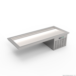 Thermaster 4xGN 1/1 Capacity Static Cold Bain Marie Trays - GN4-FA