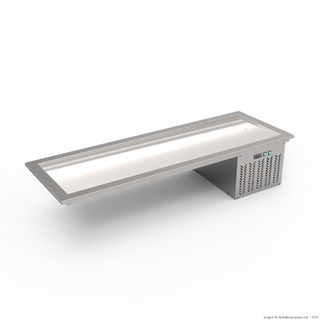 Thermaster 5xGN 1/1 Capacity Static Cold Bain Marie Trays - GN5-FA
