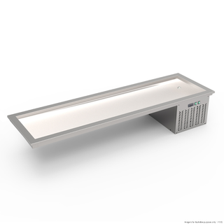 Thermaster 6xGN 1/1 Capacity Static Cold Bain Marie Trays - GN6-FA