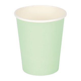 Fiesta Recyclable Takeaway Coffee Cups Single Wall Turquoise 225ml (Pack of 50) - GP400