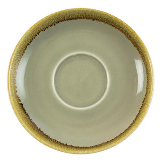 Olympia Kiln Cappuccino Saucer Moss 160mm - GP481