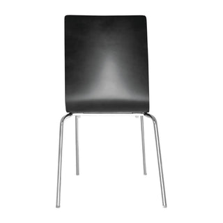 Black Square Back Side Chair (Pack of 4)- Bolero GR345