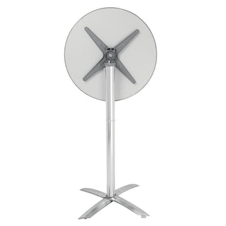 Flip Top Poseur Table Stainless Steel- Bolero GR396