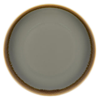 Olympia Kiln Round Coupe Plate Smoke 230mm - HC387