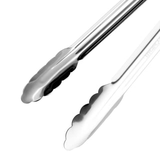 Colour Coded Black Serving Tongs 405mm- Hygiplas HC848