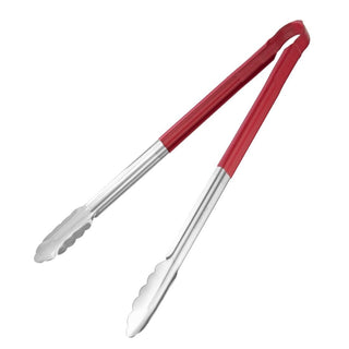 Colour Coded Serving Tong Red 405mm- Hygiplas HC854