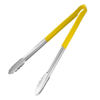 Hygiplas Colour Coded Serving Tong Yellow 405mm - HC855