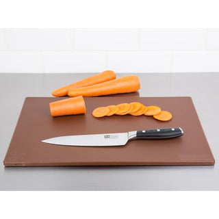 Antibacterial Low Density Chopping Board Brown - 450x300x10mm- Hygiplas HC857