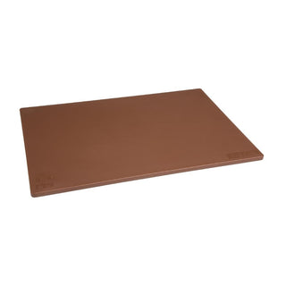 Antibacterial Low Density Chopping Board Brown - 450x300x10mm- Hygiplas HC857