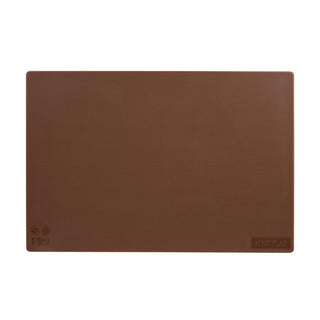 Antibacterial Low Density Chopping Board Brown - 450x300x10mm- Hygiplas HC857