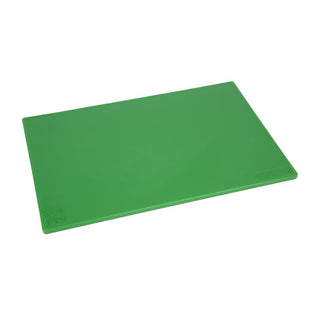 Antibacterial Low Density Chopping Board Green - 450x300x10mm- Hygiplas HC858