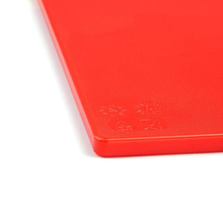 Antibacterial Low Density Chopping Board Red - 450x300x10mm- Hygiplas HC859