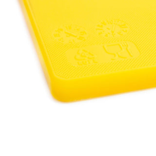 Antibacterial Low Density Chopping Board Yellow - 450x300x10mm- Hygiplas HC861