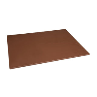 Hygiplas Low Density Chopping Board Brown - 600x450x10mm - HC873