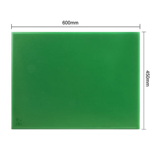 Extra Thick Low Density Chopping Board Green - 600x450x20mm- Hygiplas HC876