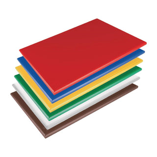 Hygiplas Low Density Set of Chopping Board Set - 600x450x20mm - HC880