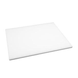 Extra Thick Low Density Chopping Board White - 600x450x20mm- Hygiplas HC882