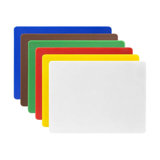 Hygiplas Low Density Pack of 6 Chopping Boards - 300x225xx10mm - HC885