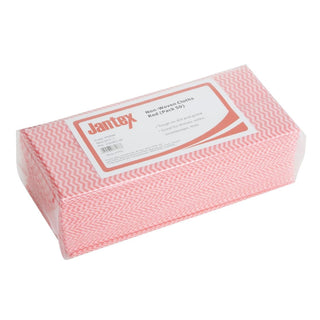 Jantex Non-Woven Cloths Red (50 Pack) - HS594