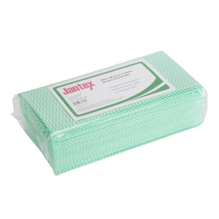 Jantex Non-Woven Cloths Green (Pack of 50) - HS596