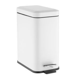 Jantex Slim Washroom Bin White 5Ltr - HT475