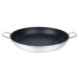 Vogue Aluminium Non-stick Teflon Platinum Plus Paella Pan 450mm - HT991