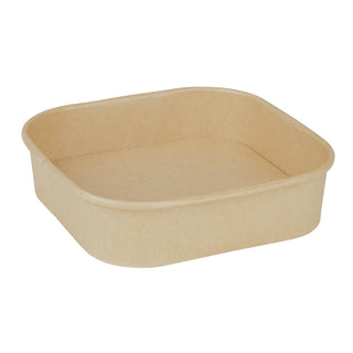 Fiesta Recyclable Square Container Bases 750ml (300 Pack) - HW015