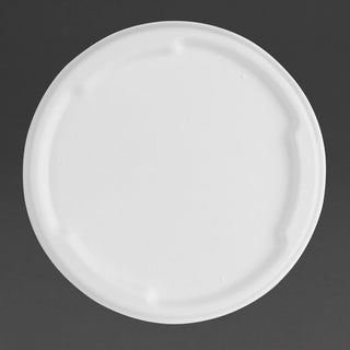 Fiesta Compostable Bagasse Lids for 750/900ml Bowl Bases (50 Pack) - HW027