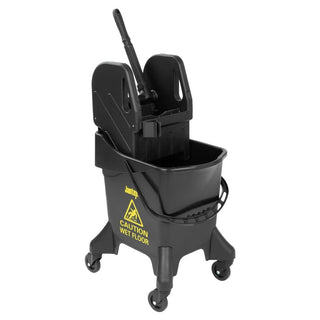 Jantex 21Ltr Tall Mop Bucket and Wringer - Yellow Print - HW638