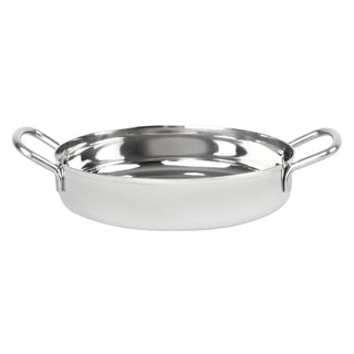 Olympia Table Presentation Double Handle Dish Stainless Steel 150mm - HY101