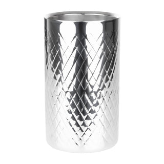 Olympia Geo Double Wall Wine Cooler Stainless Steel - HY133
