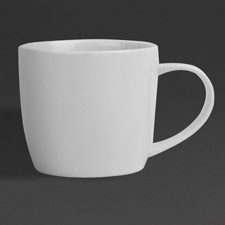 Olympia Whiteware Low Mugs 220ml (12 Pack) - HY540