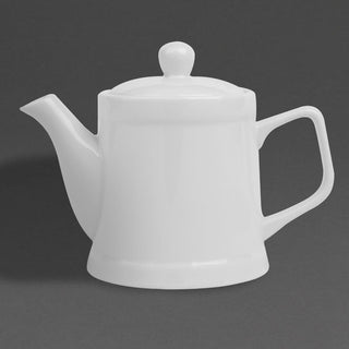 Olympia Whiteware Pier Teapot 500ml (2 Pack) - HY548