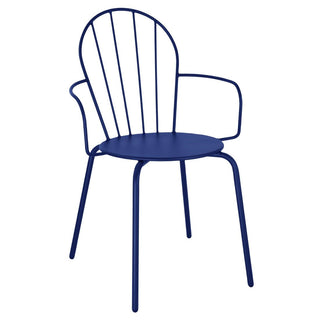 Bolero Adeline Arm Chairs Dark Navy (4 Pack) - HZ359