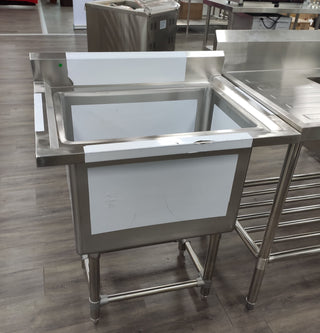 Stainless Steel Single Deep Pot Sink - Modular Systems 770-6-SSB