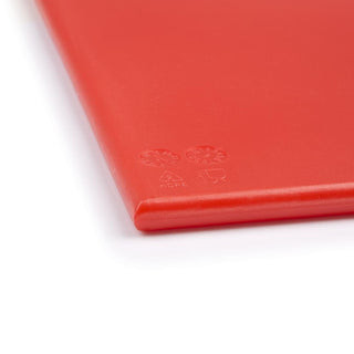 High Density Chopping Board Red - 600x450x12mm- Hygiplas J011