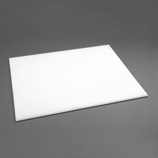 High Density Chopping Board White - 600x450x12mm- Hygiplas J017