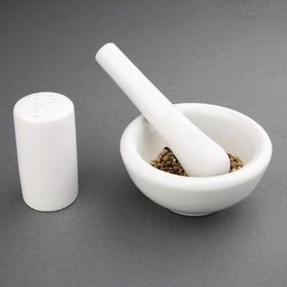 Porcelain Pestle and Mortar 115mm- Vogue J923