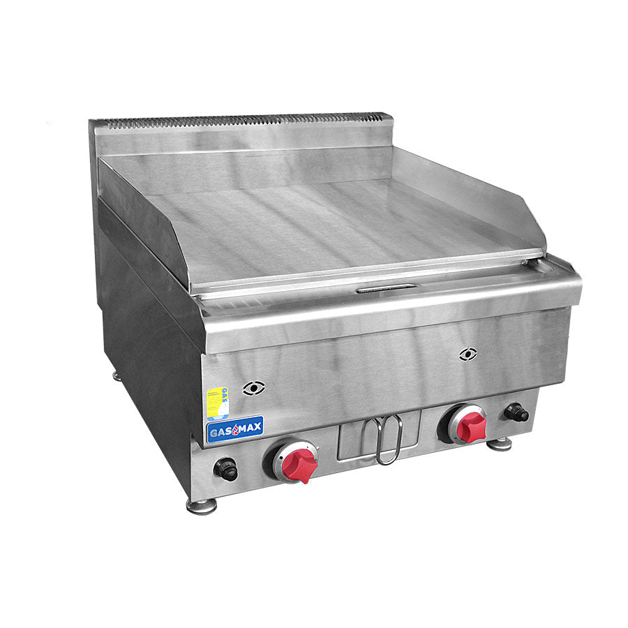 Gasmax Benchtop 2 Bunner Griddle 600Mm - GasMax JUS-TRG60LPG