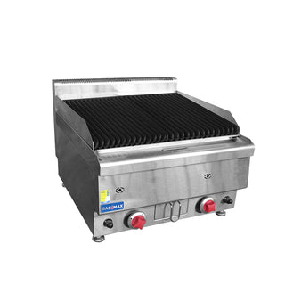 GasMax JUS-TRH60 Benchtop 2 Burner Chargrill