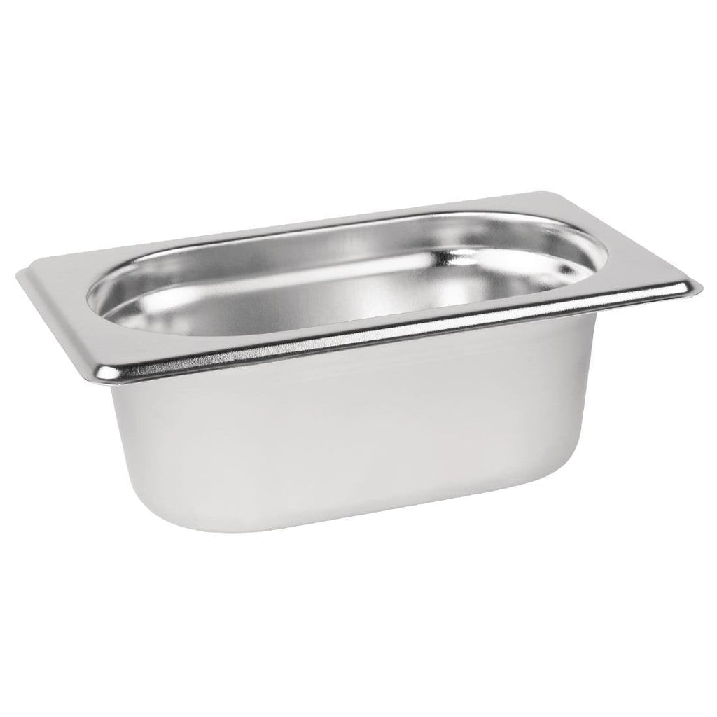 Stainless Steel 1/9 Gastronorm Tray 65mm- Vogue DN730