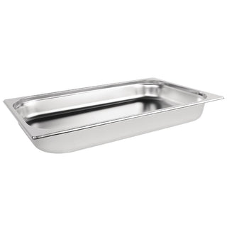 Stainless Steel 1/1 Gastronorm Tray 65mm- Vogue DN709