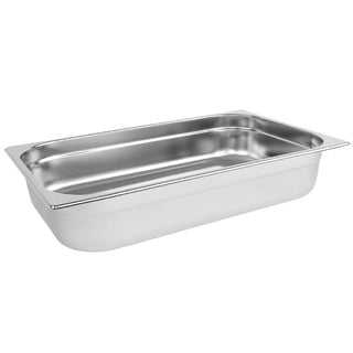 Stainless Steel 1/1 Gastronorm Tray 100mm- Vogue DN704